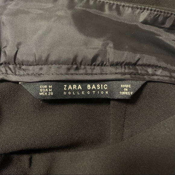 Zara basic mini black skirt with beads size M - Picture 3 of 3